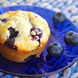 Muffins de blueberry (moras azules)