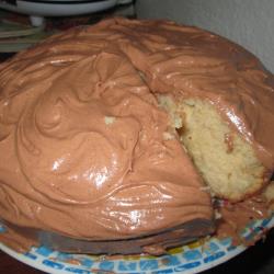 Betún de chocolate y crema ácida