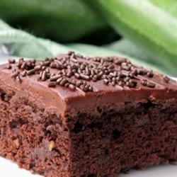 Brownies de chocolate y calabacita