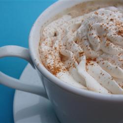 Café latte con caramelo