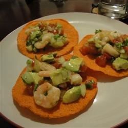 Ceviche de camarón sencillo