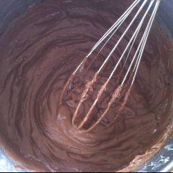 Crema pastelera de chocolate