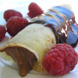 Crepas con chocolate