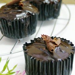 Cupcakes de chocolate con café