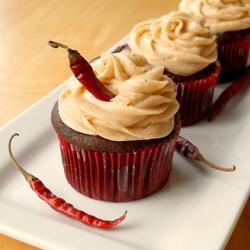 Cupcakes de chocolate con chile - Allmexrecipes