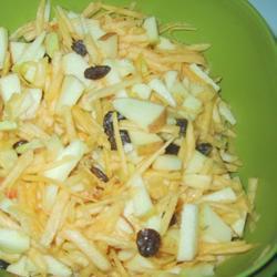 Ensalada de calabaza y manzana