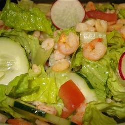 Ensalada de camarones a la jardinera