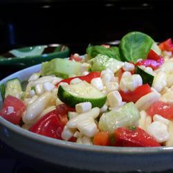 Ensalada de elote tierno