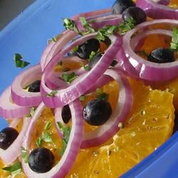 Ensalada de naranja y cebolla