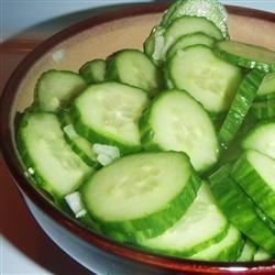 Ensalada de pepino sencilla