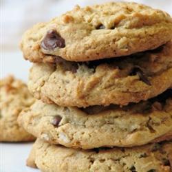 Galletas avenena con chocolate y cacahuate