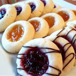 Galletas con mermelada de fruta