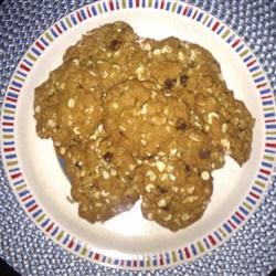 Galletas de avena, nuez y chocolate