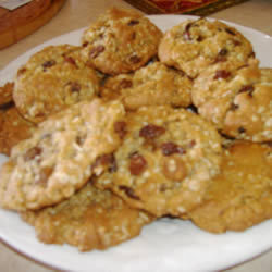 Galletas de avena con pasas y coco