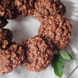 Galletas de avena y cocoa sin hornear