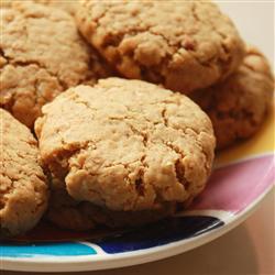 Galletas de cacahuate con salvado