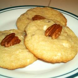 Galletas de chocolate blanco con nuez