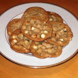 Galletas de chocolate blanco y macadamia