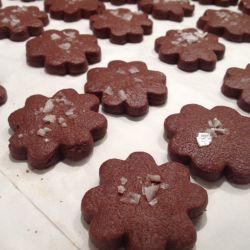 Galletas de chocolate con sal y chile