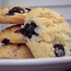 Galletas de moras azules