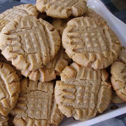 Galletas de mucho cacahuate