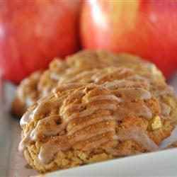 Galletas glaseadas de manzana