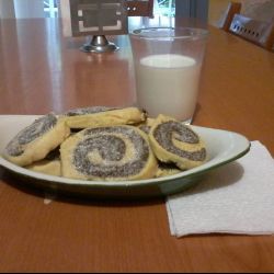 Galletas remolino de chocolate y vainilla