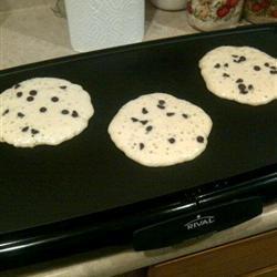 Hot cakes con chispas de chocolate