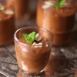 Mousse de chocolate con naranja