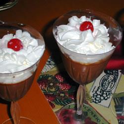 Mousse de chocolate sin crema