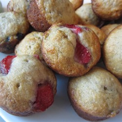 Muffins miniatura de plátano