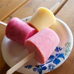 Paletas de yogurt