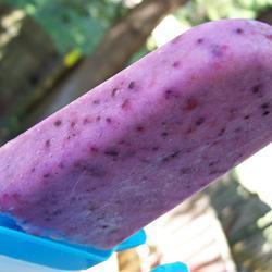 Paletas de yogurt y fruta