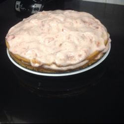 Pastel casero de fresa