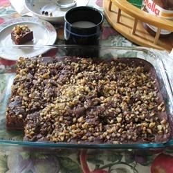 Pastel de chocolate con café y crema