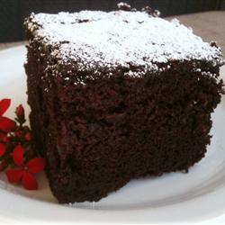 Pastel de chocolate y calabacita