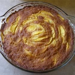 Pastel de durazno fácil