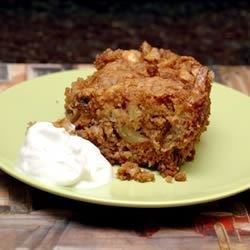 Pastel de manzanas frescas