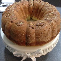 Pastel de plátano con vainilla