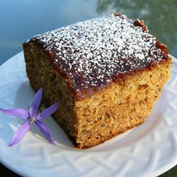 Pastel de plátanos con crema