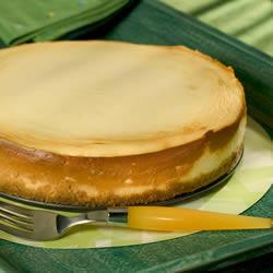 Pastel de queso con crema