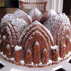 Pastel de vainilla con glaseado de limón