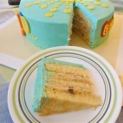 Pastel de vainilla con jocoque