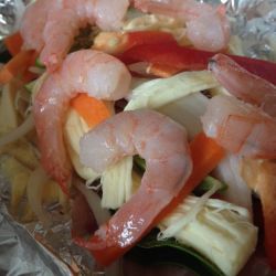 Pescado empapelado con camarones - Allmexrecipes