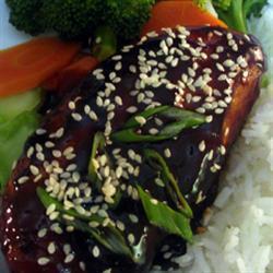 Pollo teriyaki al horno