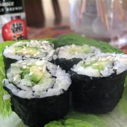 Rollos de sushi fáciles