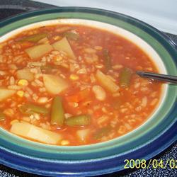 Sopa de verduras rápida y fácil