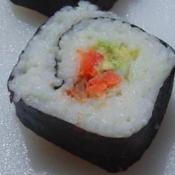 Sushi de salmón ahumado