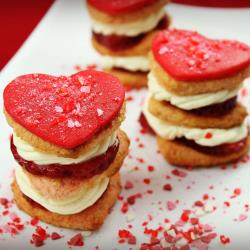 Tentación dulce de San Valentín con galletas de coco