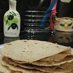 Tortillas integrales de harina